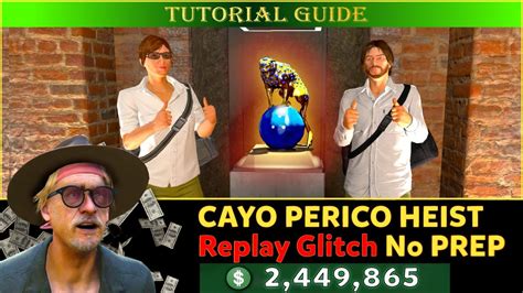 Cayo Perico: Solo Gold + Replay Glitch (1.6m+ every 10 minutes).